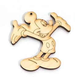 Holzhandwerksdekoration Figur 7x6.8cm Verschiedene Designs