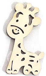 CHeirokamoto Holz Tiere 6x3cm Dicke 3mm