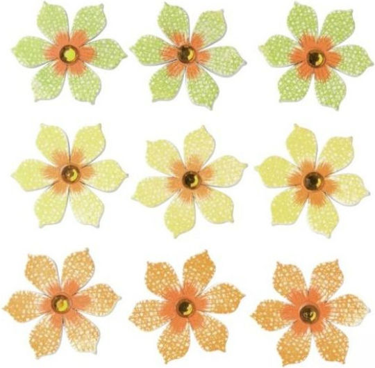 Glorex Wooden Flowers 9pcs