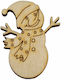 Dreweks Holzhandwerksdekoration Figur 3.8x3.1cm (Verschiedene Designs)