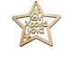 Woodseason Wooden Stars