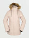Volcom Fawn Insulated H0452308-SAN Γυναικείο Μπουφάν για Σκι & Snowboard Μπεζ