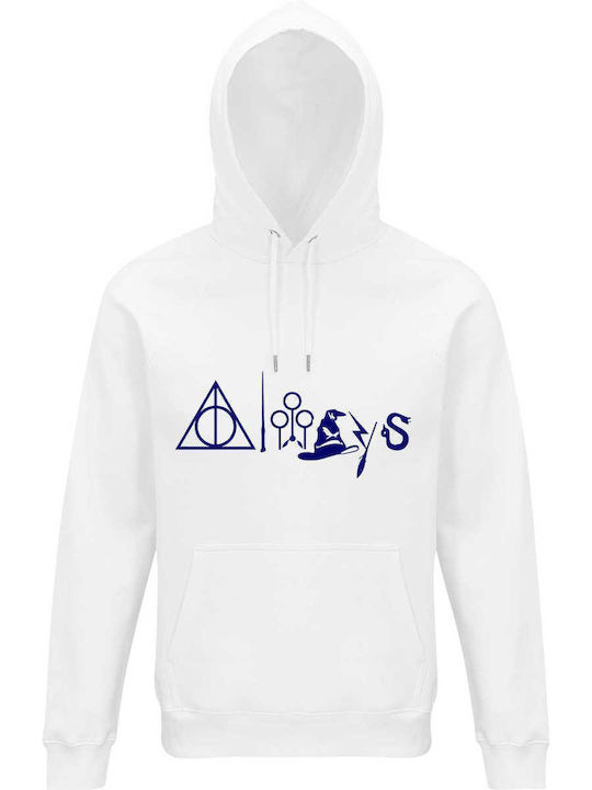 Always Hanorac cu glugă Harry Potter Alb