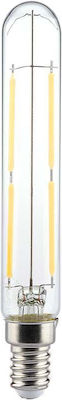 V-TAC LED Lampen für Fassung E14 und Form T20 Warmes Weiß 400lm 1Stück