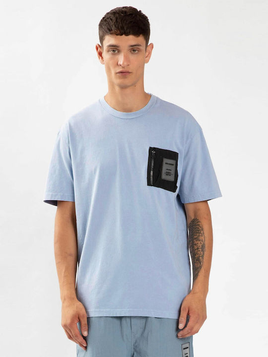 Religion T-shirt Bărbătesc cu Mânecă Scurtă Albastru