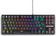 Spartan Gear Lochos 2 Gaming Mechanical Keyboard Tenkeyless with Custom Red switches and Illuminated keys (English US)