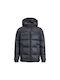 Jack & Jones Boys Quilted Coat Black with Ηood