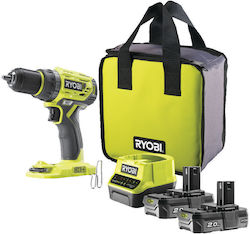 Ryobi R18DD7-220S Δραπανοκατσάβιδο 18V 2x2Ah