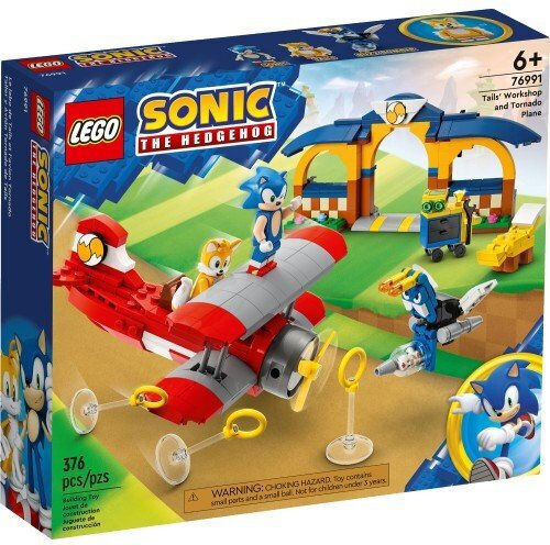 LEGO Sonic The Hedgehog Tails' Workshop and Tornado Plane για 6+ Ετών