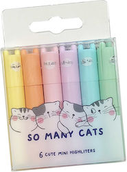 M&G Highlighters Multicolour 6pcs