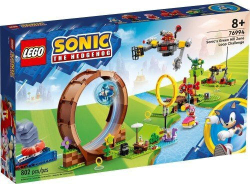 LEGO Sonic The Hedgehog Sonic's Green Hill Zone Loop Challenge για 8+ Ετών 802τμχ