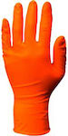 Ferreli Γάντια Εργασίας Νιτριλίου Μίας Χρήσης Πορτοκαλί