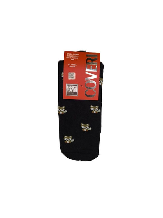 Enrico Coveri Herren Socken Black 1Pack