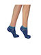 Inizio Women's Solid Color Socks Blue