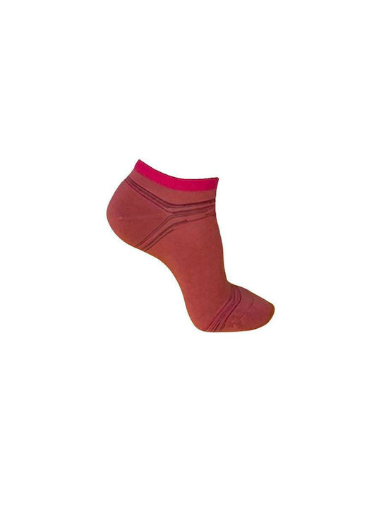 Inizio Damen Einfarbige Socken Rot 1Pack