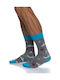 Inizio Men's Patterned Socks Gray