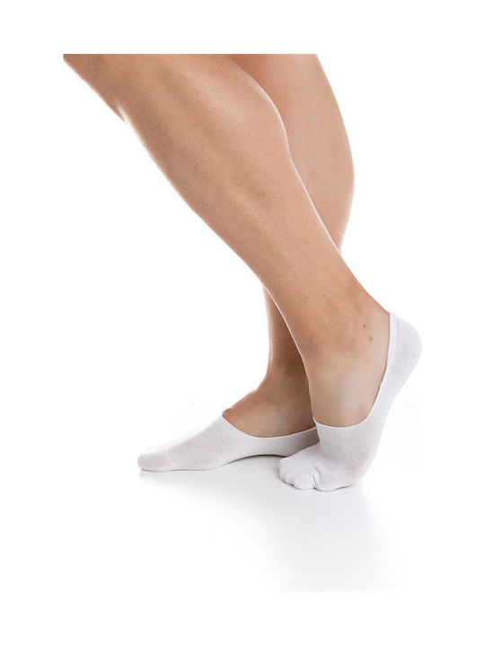 Inizio Γυναικείες Μονόχρωμες Κάλτσες Λευκές