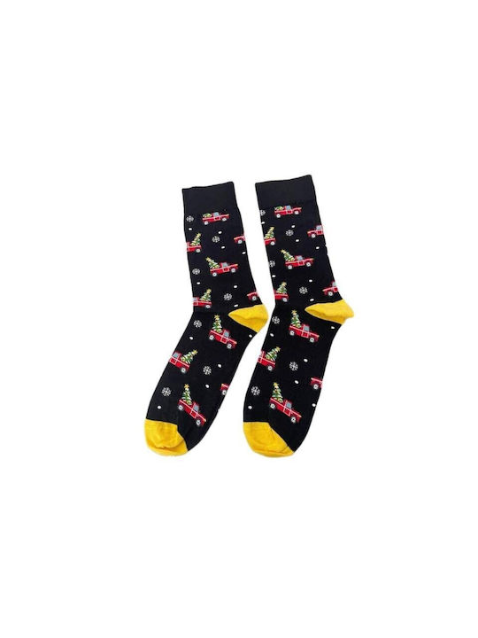 Ekmen Men's Christmas Socks Black