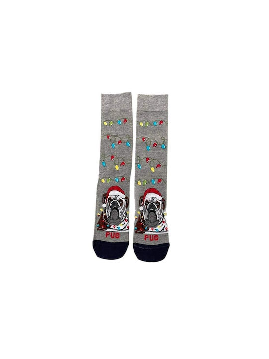 Ekmen Men's Christmas Socks Gray