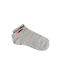 Potre Men's Solid Color Socks Gray