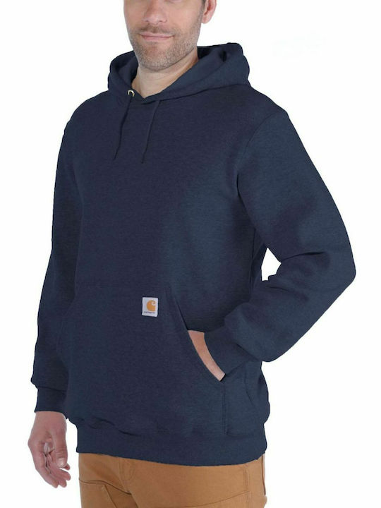 Carhartt Φούτερ με Κουκούλα Navy Μπλε