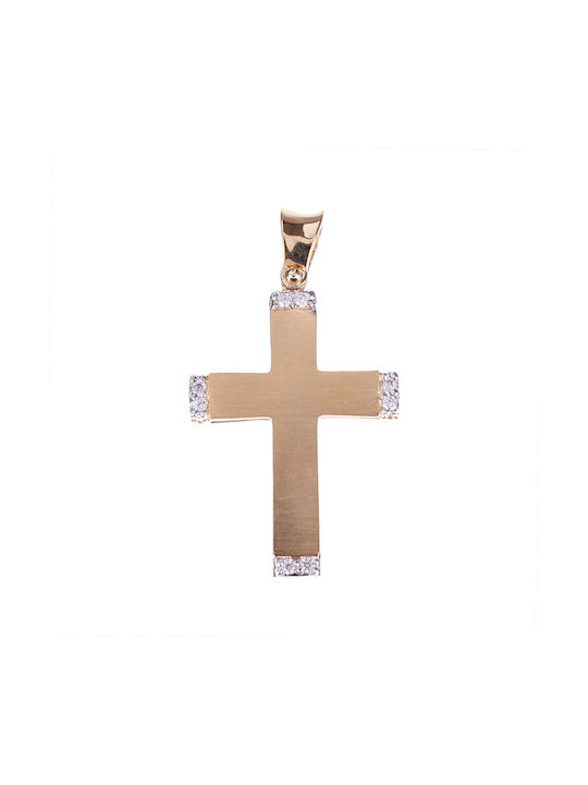 Gatsa Damen Gold Kreuz 14K