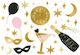 PartyDeco Temporäres Tattoo Set 10Stück TAT11