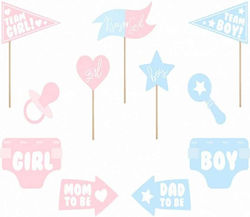 PartyDeco Photo Booth Prop Set 11 Pieces