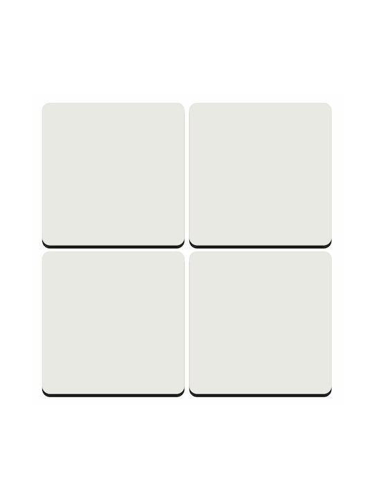 Koupakoupa Untersetzer Hölzernes Beige 4Stück