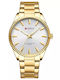 Curren Men's Watch 44mm Battery with Gold Metal Bracelet