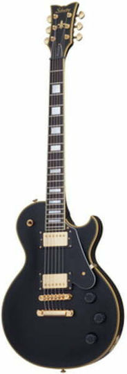 Schecter Solo II Custom ABSN Ηλεκτρική Κιθάρα Single Cut με HH Διάταξη Μαγνητών Aged Black Satin