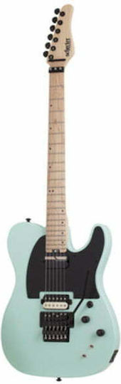 Schecter PT FR Electric Guitar Telecaster with HH Pickup Configuration Sea Foam Green