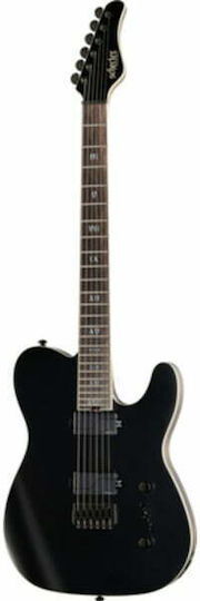 Schecter PT SLS Electric Guitar Telecaster with HH Pickup Configuration Satin Black