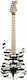 Charvel Pro Mod DK22 Elektrische Gitarre Stratocaster mit HH Tonabnehmerkonfiguration Satin White Bengal
