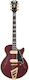 D'Angelico Elektrische Gitarre Einfacher Schnitt mit SS Tonabnehmerkonfiguration Weiß