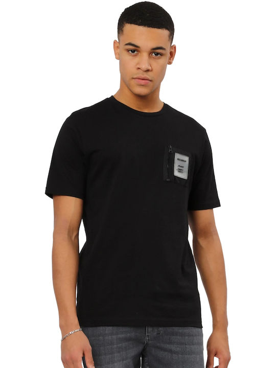 Religion T-shirt Bărbătesc cu Mânecă Scurtă Negru