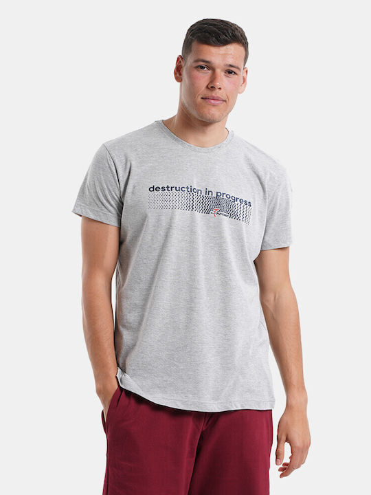 Target T-shirt Bărbătesc cu Mânecă Scurtă Gri