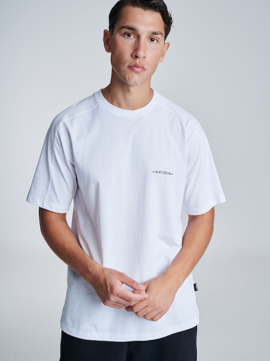 P/Coc Herren T-Shirt Kurzarm Weiß