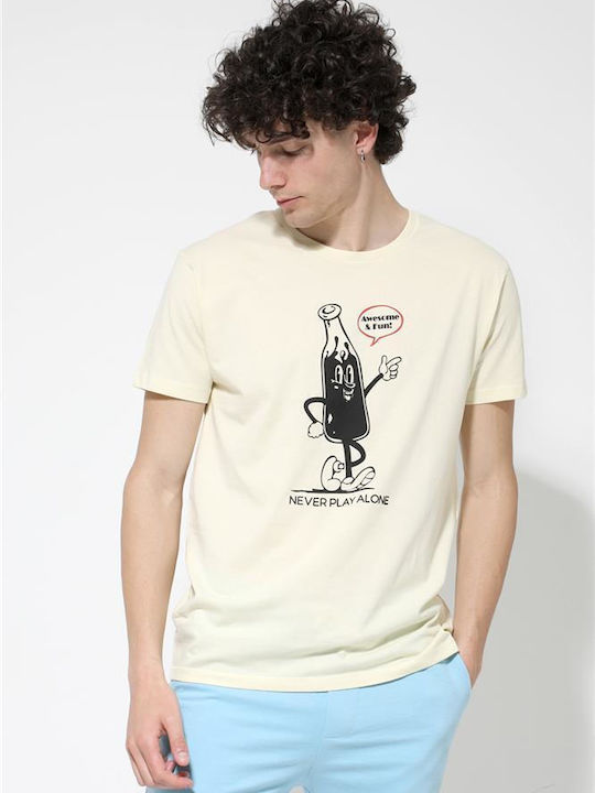 Van Hipster T-shirt Κίτρινο