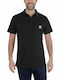 Force Delmont Polo Short Sleeve T-shirt Black