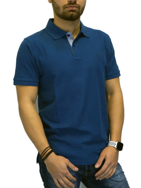 Frank Tailor Polo Μπλούζα Μπλε Frank Tailor Polo Μπλούζα Μπλε
