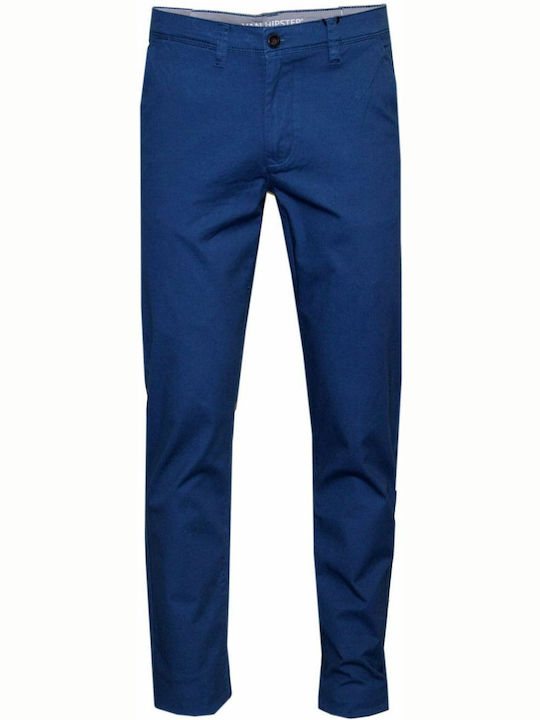 Van Hipster Men's Trousers Chino in Regular Fit Blue