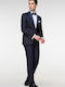 Fragosto Men's Suit Navy Blue