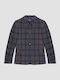 Men's Winter Suit Jacket Slim Fit Gray
