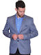 Endeson Fashion Men's Suit Jacket Blue