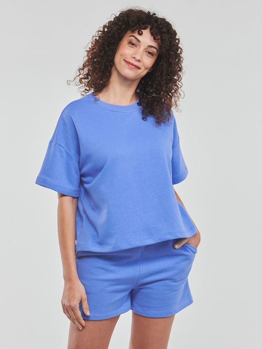 Pieces Damen T-shirt Blau