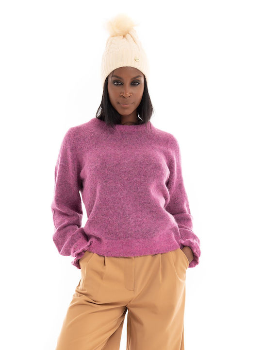 Selected Damen Langarm Pullover Rosa