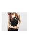 Karl Kani Women's Corset Blouse Sleeveless Black