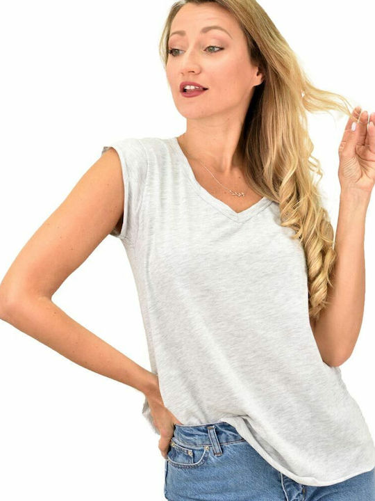 Tricou Damă Gri
