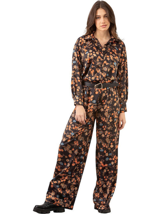 Damen Stoff Hose mit Gummizug